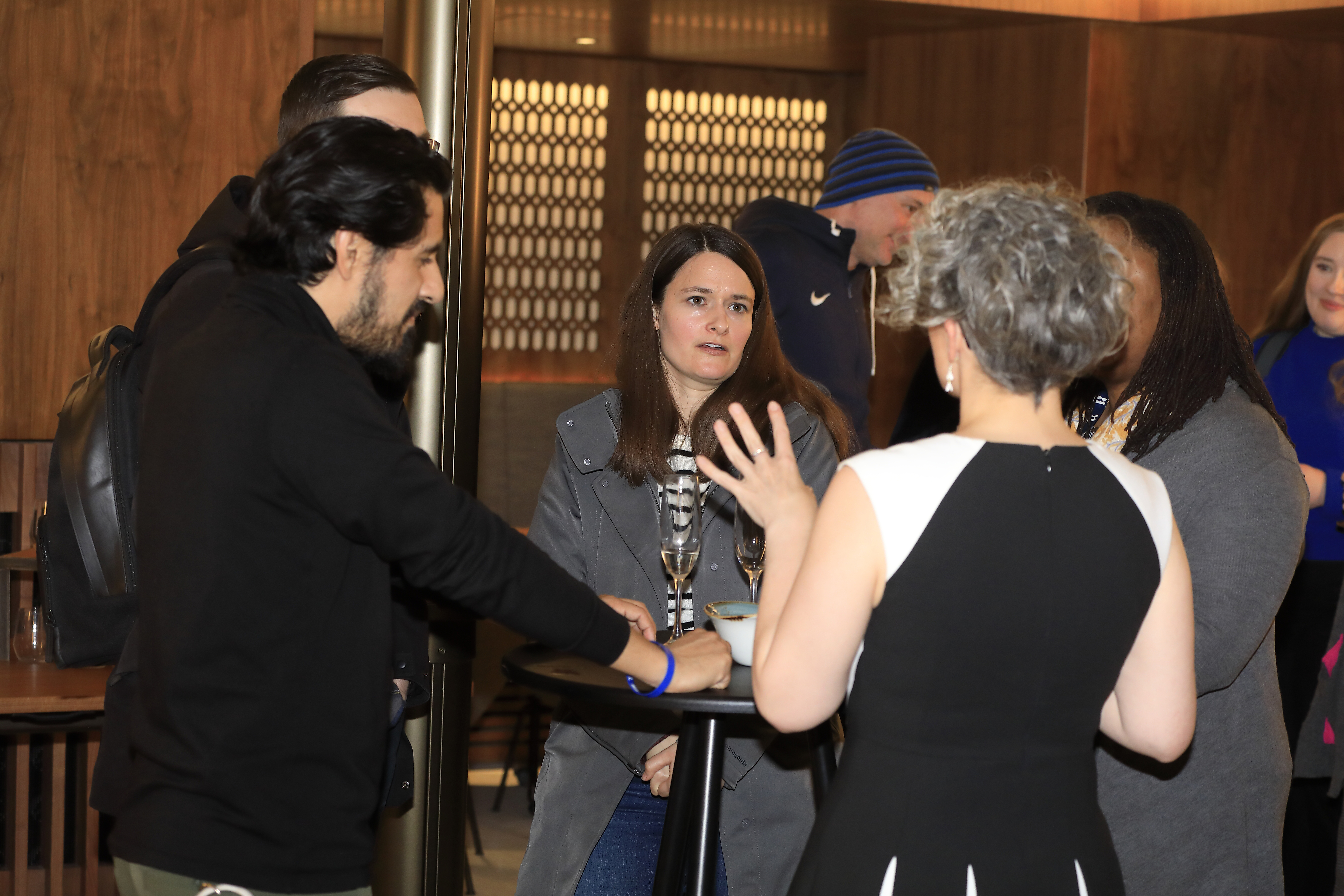 Guests and speakers mingling